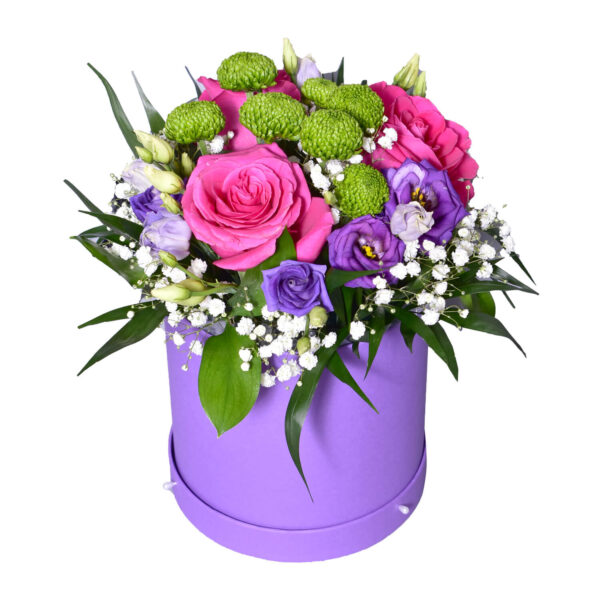 cutie flori colorate