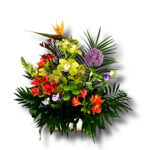 aranjanent floral cadou in cutie-vintage mov2